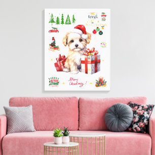 magic of christmas leinwanddruck