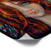 "Magic of Herbst" Faiasy Fantasy Art Poster (Ecke)