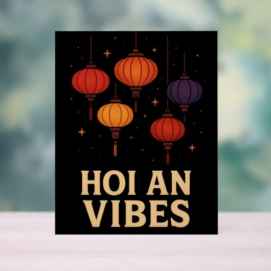 Magic of Hoi An – Lantern Art Acrylschild (Neutral)