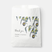 Magic Olive Watercolor Handgemalt Geschenktütchen (Vorderseite)