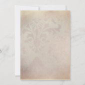 Magic Owl Party Flat Menu Einladung (Rückseite)