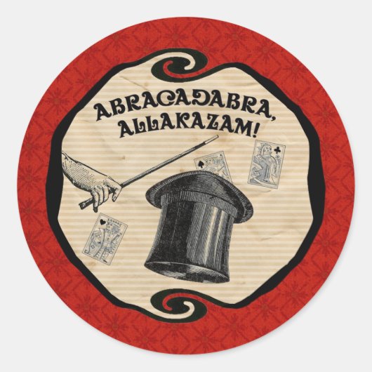 Magic Party Abracadabra Sticker (Vorderseite)