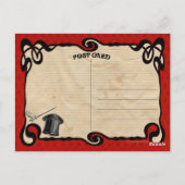 Magic Party Danke Postcard Postkarte (Rückseite)