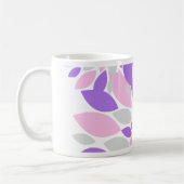 Magic Petals Purple Flowers Kaffeetasse (Links)