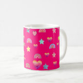 Magic pink candy world kaffeetasse (VorderseiteRechts)
