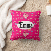 Magic pink candy world kissen (Decke)