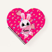 Magic pink candy world notizblock (Vorderseite)