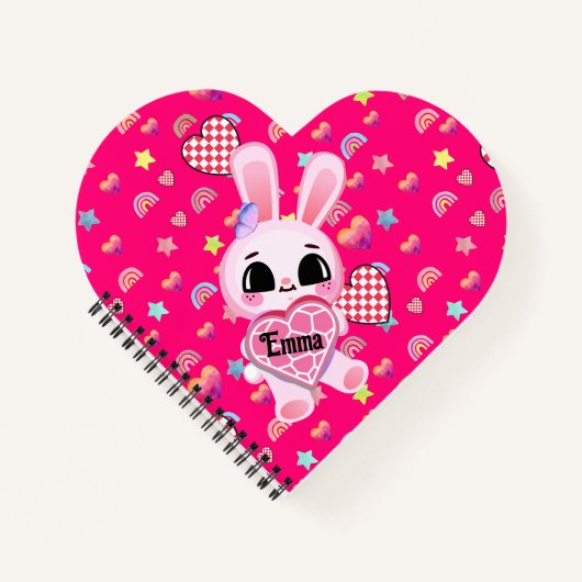 Magic pink candy world notizblock (Vorderseite)