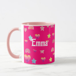 Magic pink candy world tasse