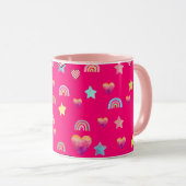Magic pink candy world tasse (VorderseiteRechts)