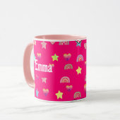 Magic pink candy world tasse (Vorderseite Links)
