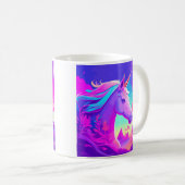 Magic Pink Unicorn Kaffeetasse (VorderseiteRechts)