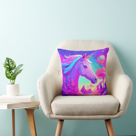 Magic Pink Unicorn Kissen (Stuhl )
