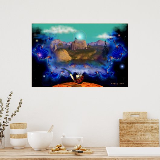Magic Pipe Poster (Küche)