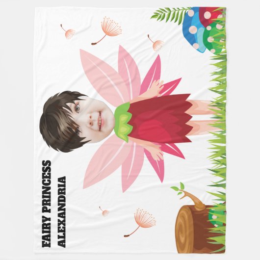 Magic Pixie Verzauberte Fee Neues Spielfeld Fleecedecke (Vorderseite)