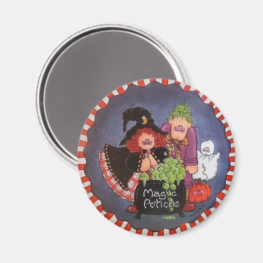Magic Posts Button Magnet (Vorderseite/Rückseite)