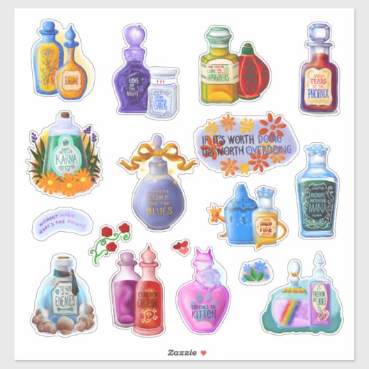 Magic Potions | Sticker Sheet (Blatt)