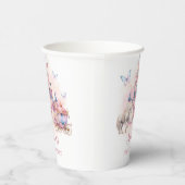 Magic Princess Burg Birthday Paper Cups Pappbecher (Rechts)