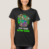 Magic Psilocybin Mushrooms Tie Dye Stay Trippy Lit T-Shirt (Vorderseite)