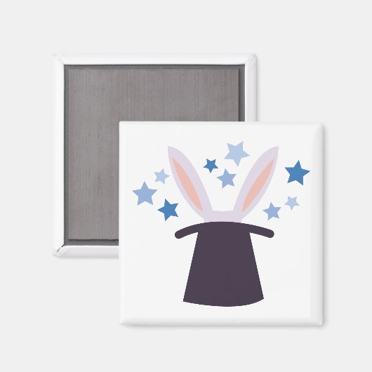 Magic Rabbit Magnet (Vorderseite/Rückseite)