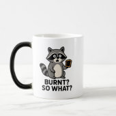 Magic Raccoon Toast Mug – Heat Reveal Cute Animal  Verwandlungstasse (Links)