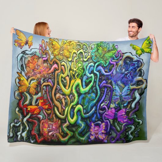Magic Rainbow Fleece Blanket (Beispiel)