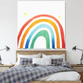 Magic Rainbow Leinwanddruck (Insitu (Schlafzimmer))