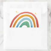 Magic Rainbow Rechteckiger Aufkleber (Tasche)