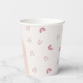 Magic Rainbows Star Birthday Party Pappbecher (Rückseite)