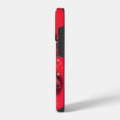 Magic Red Bull Running iPhone Case Starry Night Hülle (Linke Seite)
