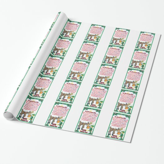 Magic Rentier Food Geschenkpapier (Ungerollt)