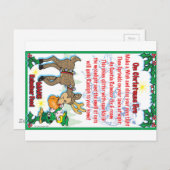 Magic Rentier Food Postkarte (Vorne/Hinten)
