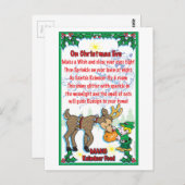 Magic Rentier Food Postkarte (Vorne/Hinten)