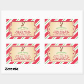 Magic Rentier Food Sticker - Rectangle (Blatt)