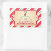 Magic Rentier Food Sticker - Rectangle (Tasche)