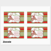 Magic Rentier Food Stickers (Blatt)