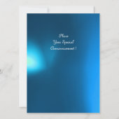 MAGIC RINGS,MONOGRAM Perchester blau Einladung (Rückseite)