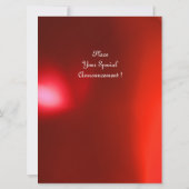 MAGIC RINGS ,MONOGRAM Perchester Rot Einladung (Rückseite)