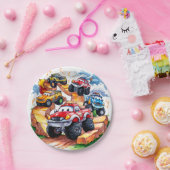 Magic Road Monster Truck Birthday Pappteller (Party)