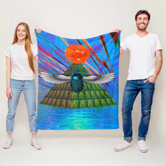 Magic Scarab Fleece Blanket (Beispiel)