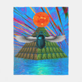 Magic Scarab Fleece Blanket (Vorderseite)