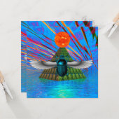 Magic Scarab Karte (Vorderseite/Rückseite Beispiel)