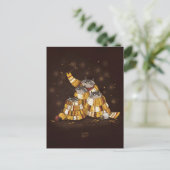 Magic Scarf von Alexandra Dikaia Postkarte (Stehend Vorderseite)