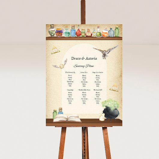 Magic School Wizard Party Benutzerdefiniertes Will Poster