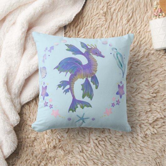 Magic Seepferd Pillow Kissen (Decke)