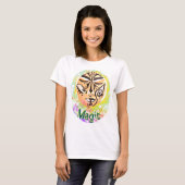 Magic Shaman Face Magier Verzauberer Art T - Shirt (Vorne ganz)