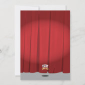 Magic Show Birthday Party Einladung mit Top Hat (Rückseite)