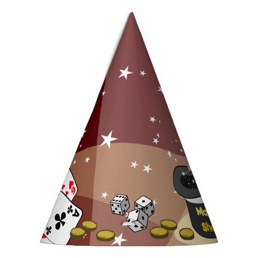 Magic Show Birthday Party Rote Kinder Partyhütchen (Links)