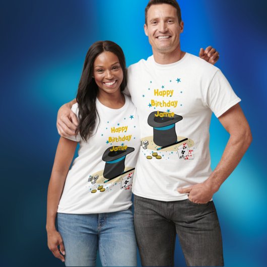 Magic Show Birthday Thema Party Partys T-Shirt