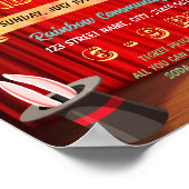 Magic Show Event Flyer Poster Vorlage (Ecke)